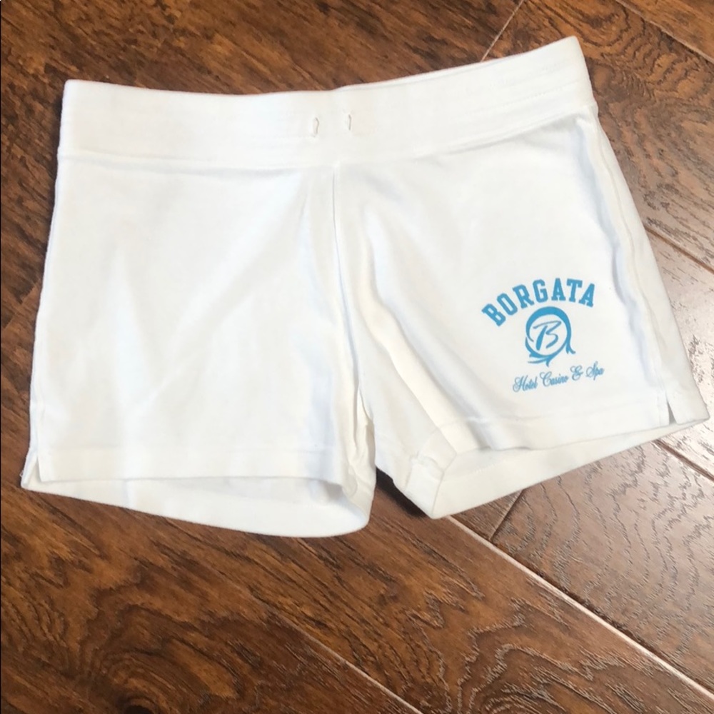 Borgata white short 100% cotton white M